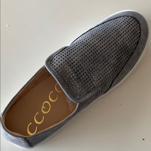 Follow My Footsteps Faux leather slides